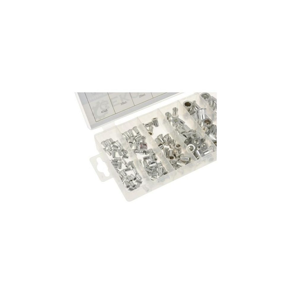 ZESTAW NITONAKRĘTEK ALUMINIOWYCH 150 szt [NI600]