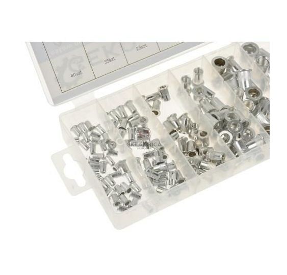 ZESTAW NITONAKRĘTEK ALUMINIOWYCH 150 szt [NI600]