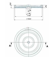 MEMBRANA POMPY 120 MM * 8 MM   P-100  P- [OPP02-0003]