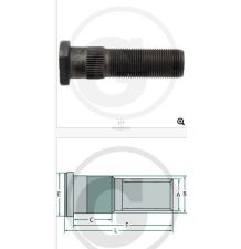 SZPILKA KOŁA 22022058 [PC074]