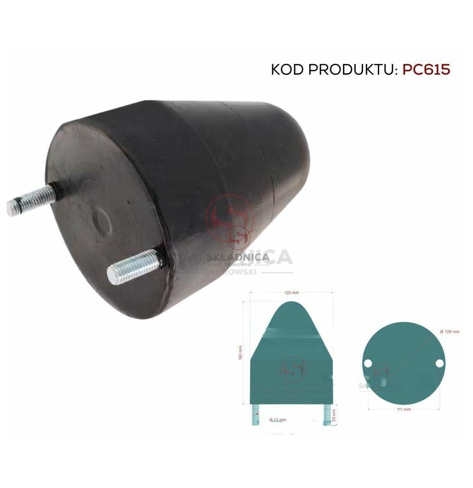 RESOR GUMOWY HL-80 2 SRUBY [PC615]