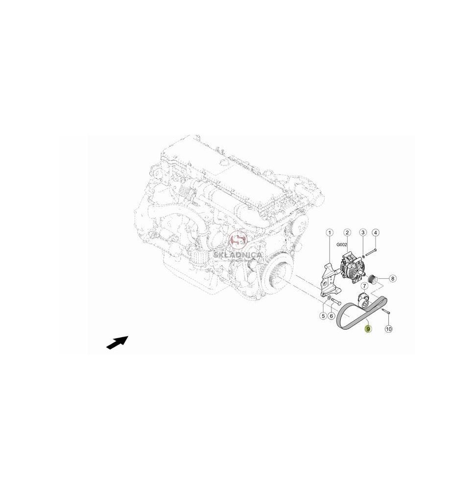 PAS WIELOROWKOWY CLAAS 6708420 [PKK127010-CL]