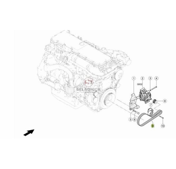 PAS WIELOROWKOWY CLAAS 6708420 [PKK127010-CL]