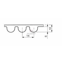 PAS GATE 14MR  1400/40 MM [PKM91400040-G]