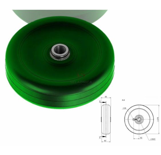 KOŁO BLASZANE [PR018016]