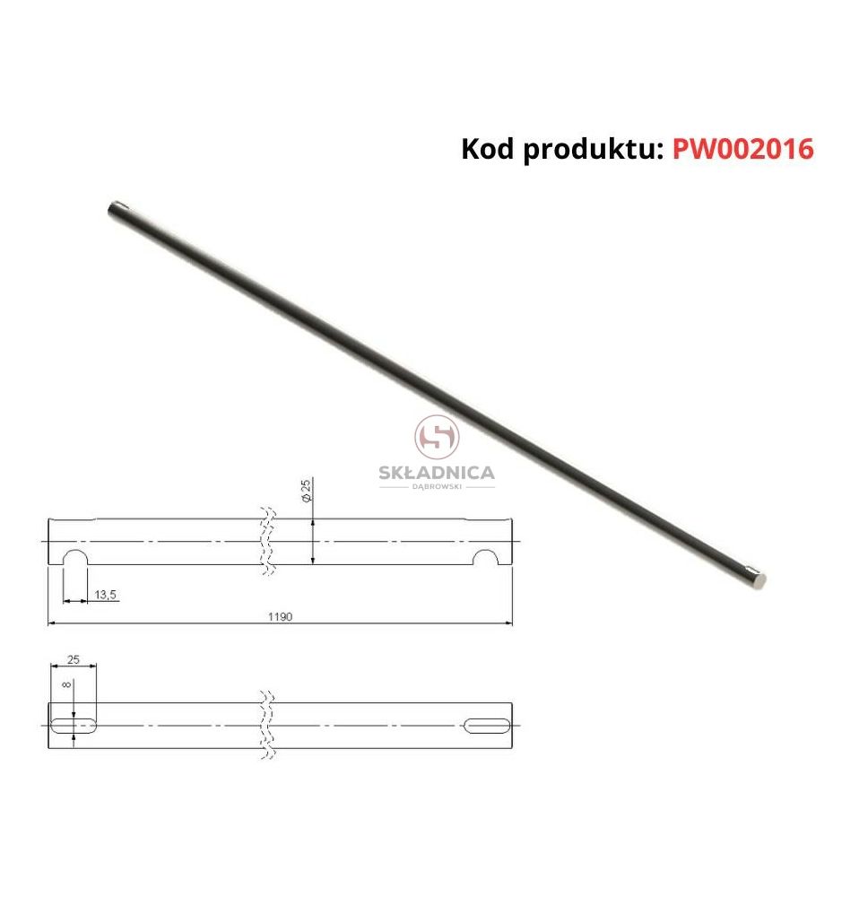 WAŁEK POPRZECZNY  FI 25 [PW002016]