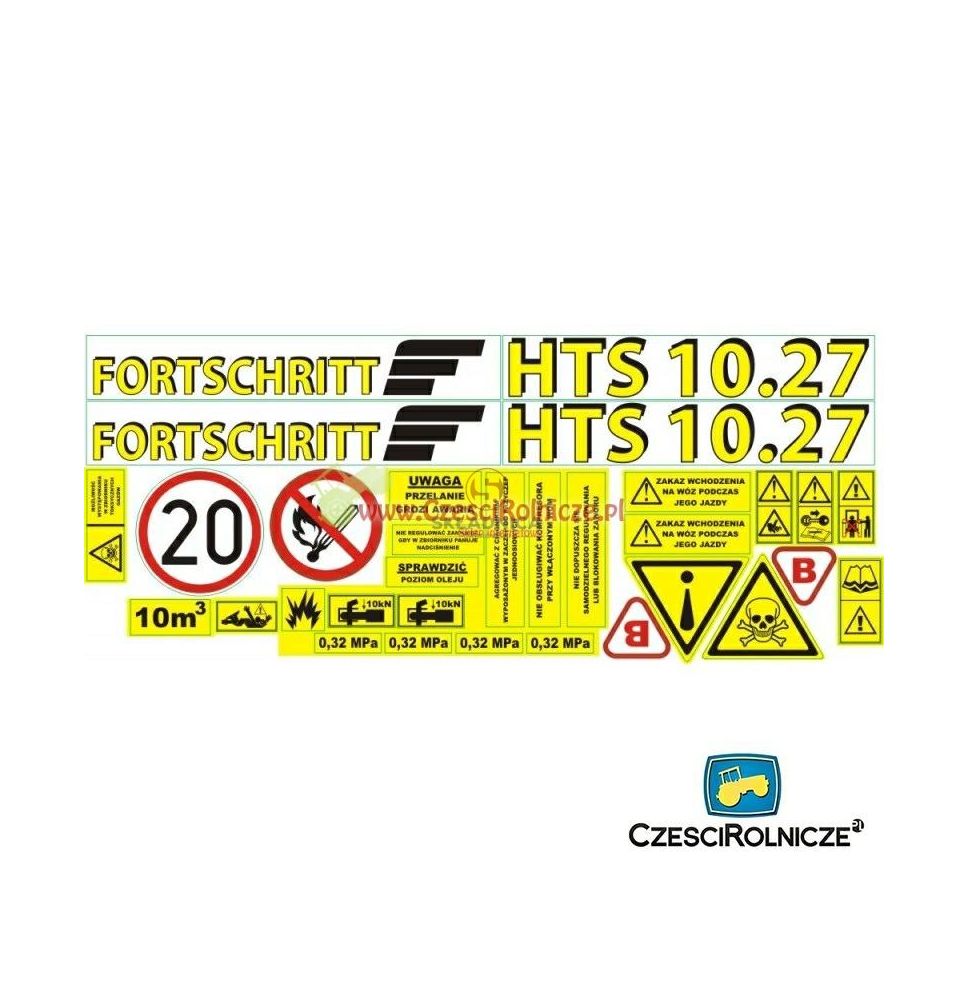 ZESTAW NAKLEJEK FORTSCHRITT  HTS [RN001000]