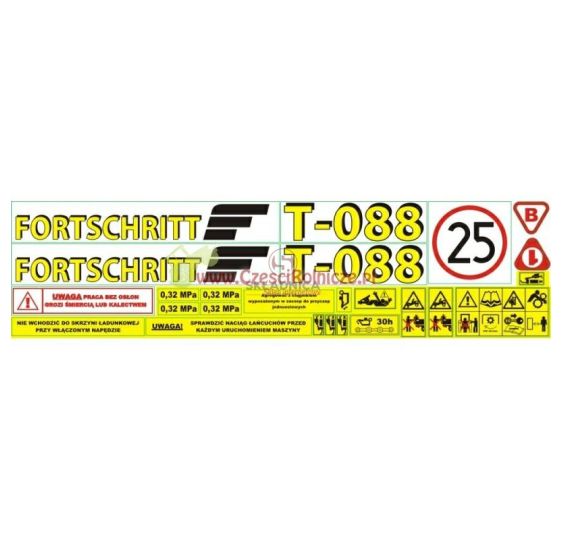 ZESTAW NAKLEJEK FORTSCHRITT   T-088 [RN001000A]