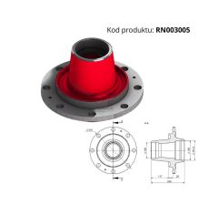 PIASTA KOŁA T-088  HL8011 [RN003005]