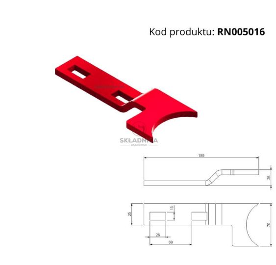 ZGARNIACZ LEWY ŚRODKOWY [RN005016]
