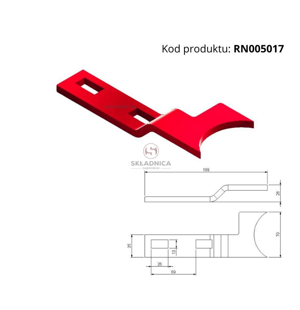 ZGARNIACZ PRAWY ŚRODKOWY [RN005017]