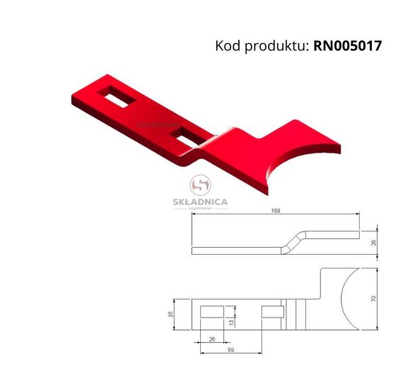 ZGARNIACZ PRAWY ŚRODKOWY [RN005017]