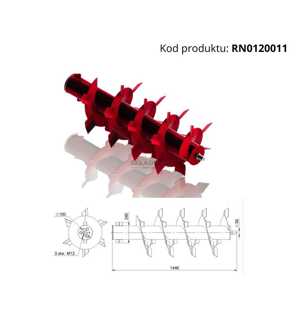 BĘBEN ŚLIMAKOWY PRAWOSKRĘTNY [RN0120011]