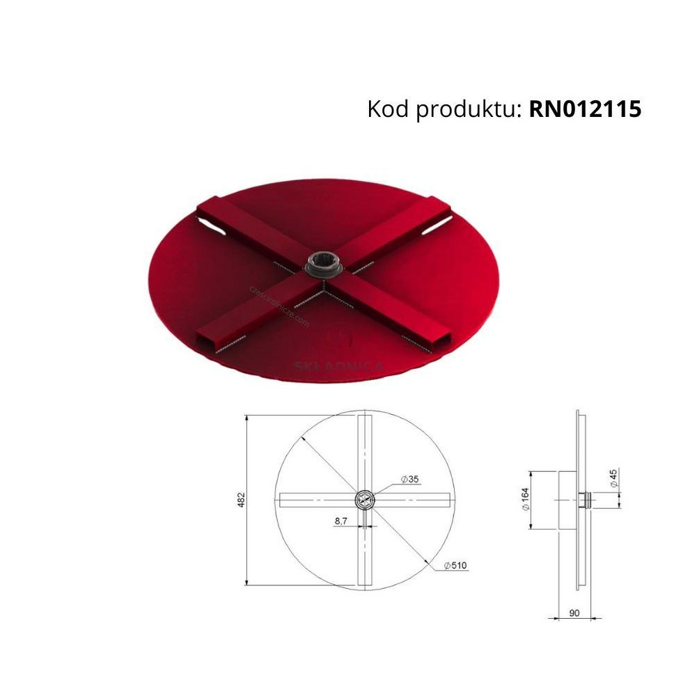 TALERZ DUŻY 51cm [RN012115]