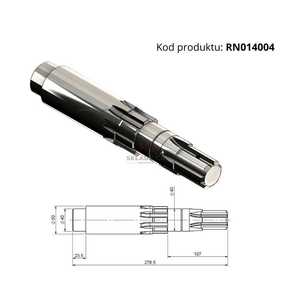 WAŁEK  SKRZYNKI POZIOMY [RN014004]