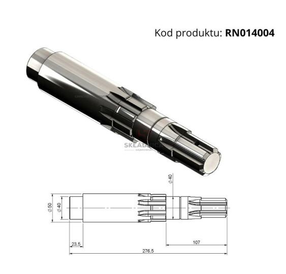 WAŁEK  SKRZYNKI POZIOMY [RN014004]