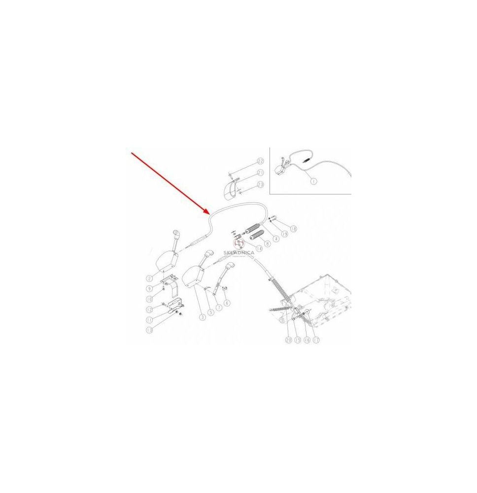 LINKA STEROWNICZA SULKY [RNS004]