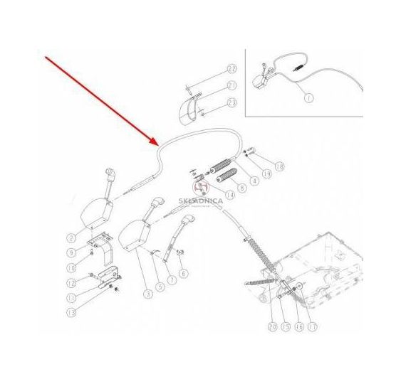 LINKA STEROWNICZA SULKY [RNS004]