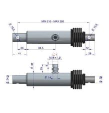 SIŁOWNIK HYD.  ZASUWY   SMN-1,20X86 [RNU08115]