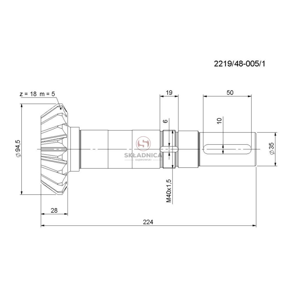 WAŁ-KOŁO KUTY Z-18 [RO00-0111-A]