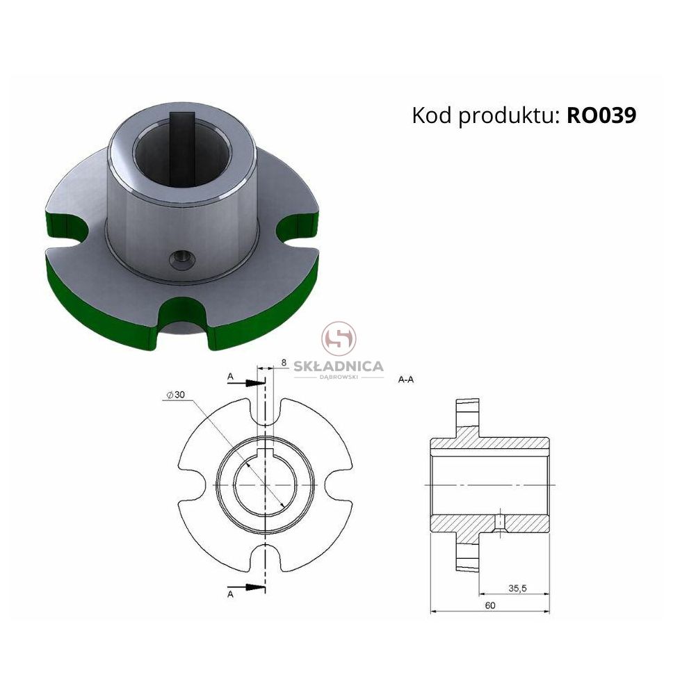 TULEJA RT223008 [RO039]