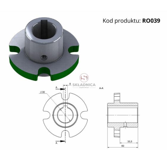 TULEJA RT223008 [RO039]