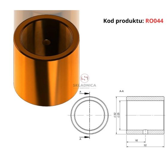 TULEJA  25*32*32 M. KORBOWODU II [RO044]