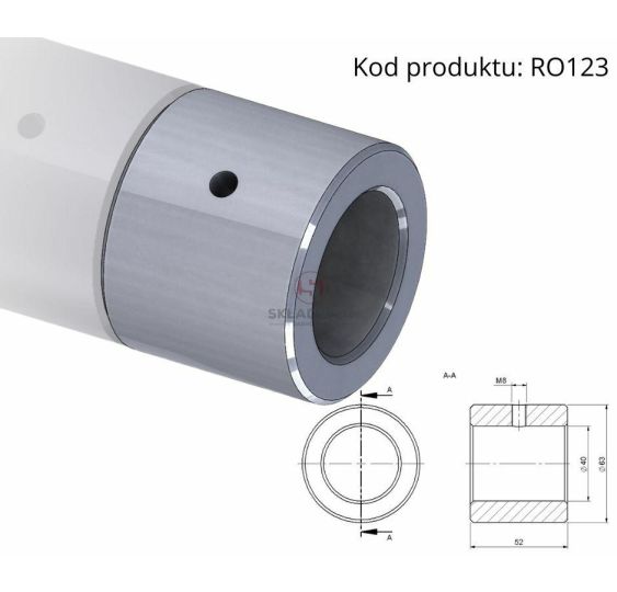 TULEJA ŁĄCZĄCA FI-40  WAŁU TYLNEGO [RO123]