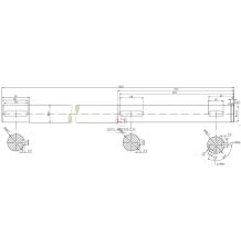 WAŁ FI-40 L-1070  TYLNY CZ. 1 HYDRAULIKA [RO250]