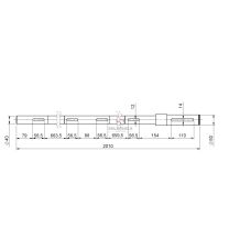 WAŁ TYLNY TYTAN 8-10  FI-40 [RO839]