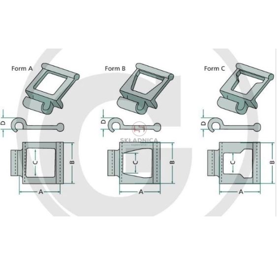 OGNIWO ŁAŃCUCHA PRZEGUBOWEGO TYP A-74 [ROA806]
