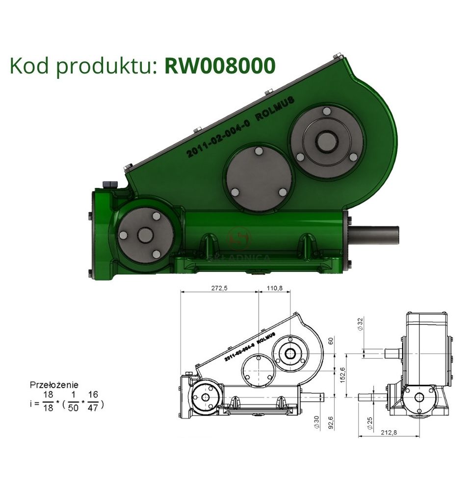 PRZEKŁADNIA ŚLIMAKOWA KPL RCW [RW008000]