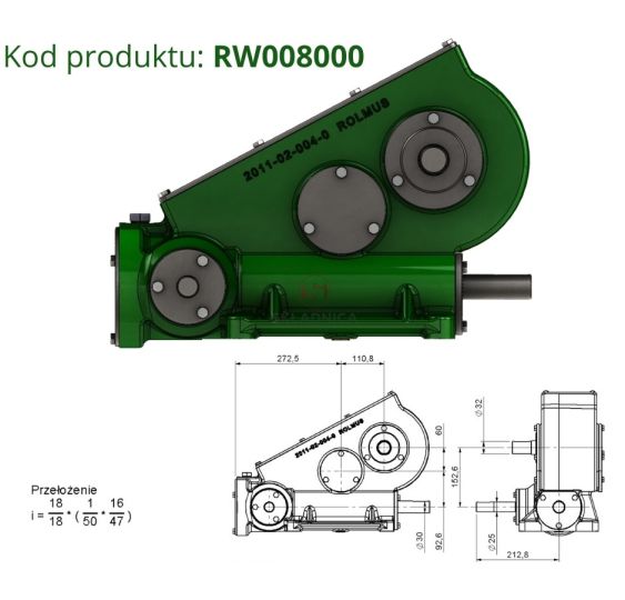 PRZEKŁADNIA ŚLIMAKOWA KPL RCW [RW008000]