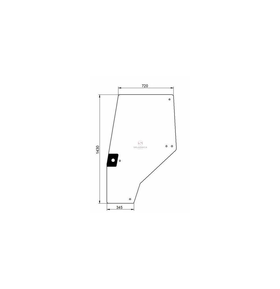 CASE SZYBA DRZWI LEWE        CASE 4210 [SA000021]