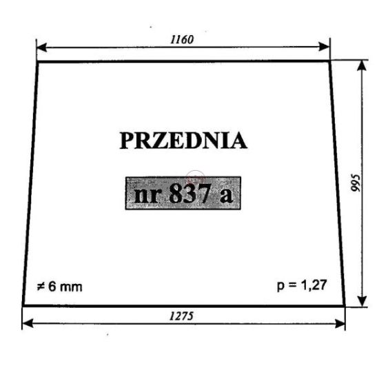 RENAULT SZYBA PRZEDNIA 103-54 [SA837A]