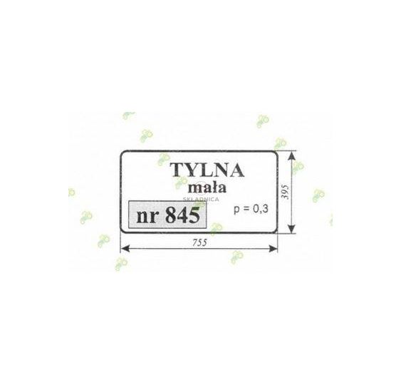 SZYBA TYLNA MAŁA 103-54 [SA845]