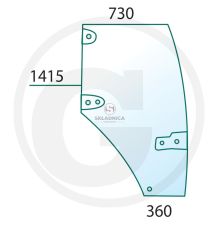 SZYBA DRZWI PRAWA [SAS104-O]