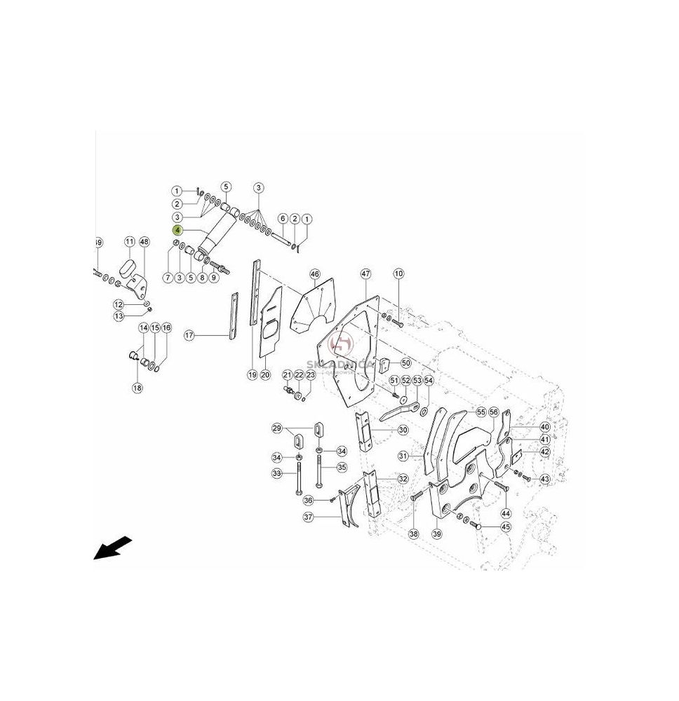 AMORTYZATOR Lmin-315 / Lmax-500          [SCB000019-ZAM]