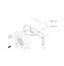 WENTYLATOR CHŁODNICY R-?                 [SCB000038-CL]