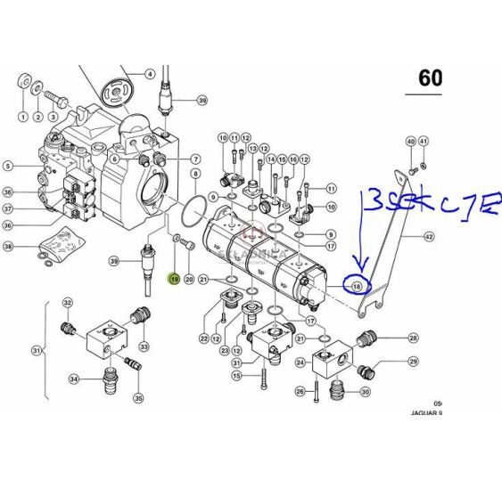 POMPA HYD. CLAAS 3-SEC. [SCB605018-3S]
