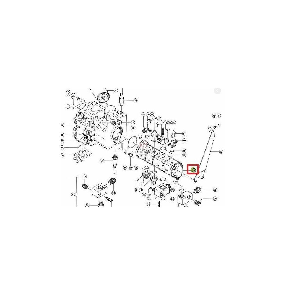 POMPA HYD. CLAAS 4-SEC. [SCB605018-4S]