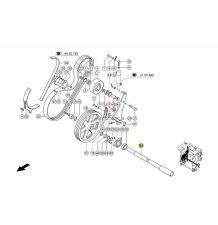 WAŁ GARDZIELI FREZ-TULEJA [SCB790030-CL]