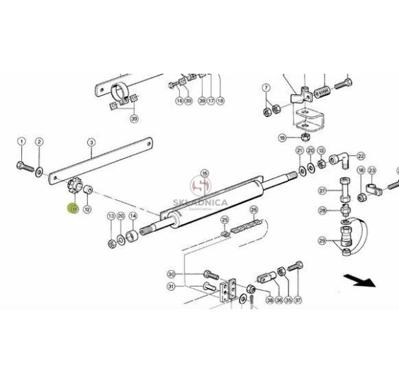 KOŁO ŁAŃCUCH.  1/2" 08B-1  Z-13  PLASTIK [SCE000017-ZAM]