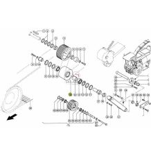 KOŁO PASOWE GŁADKIE FI-203 SZER-140 [SCE085009]