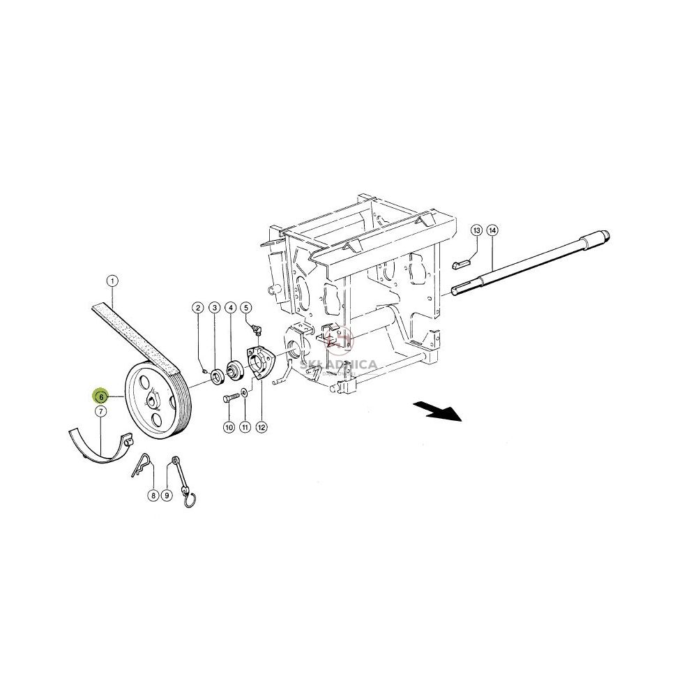 KOŁO PASOWE 17 [SCE094006-CL]