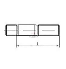ŚRUBA DWUSTRONNA M12/M12*1,75* 35   10.9 [SCF160003]