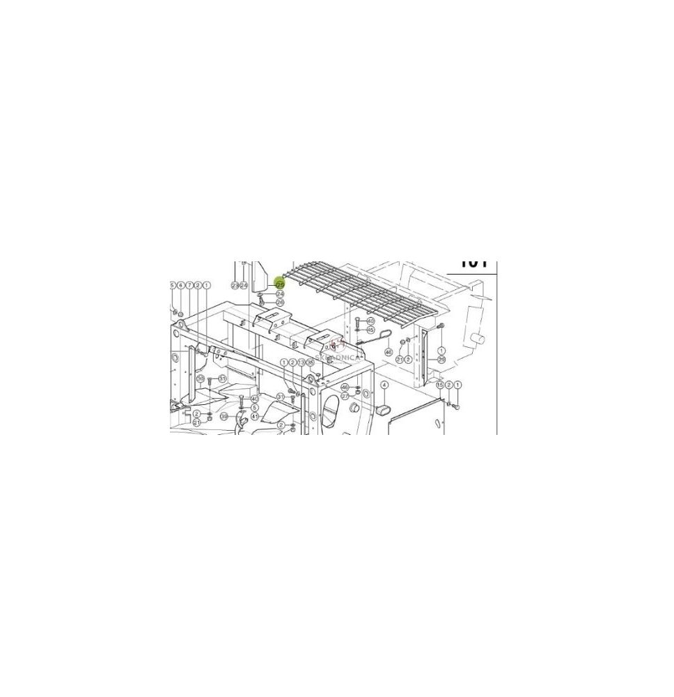 SEGMENT GARDZIELI - PRAWY [SCR354-P]