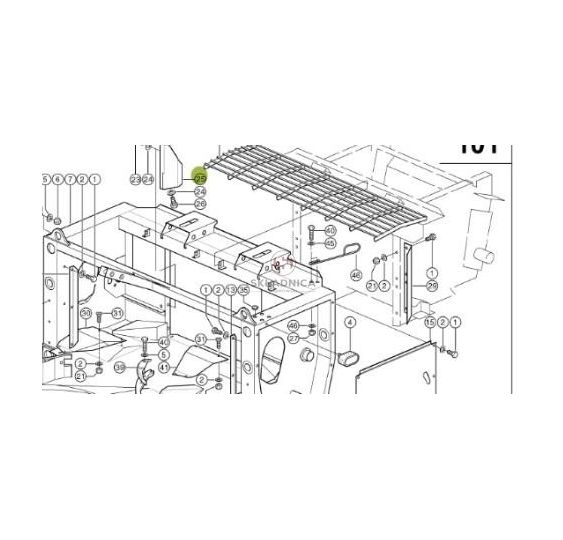 SEGMENT GARDZIELI - PRAWY [SCR354-P]
