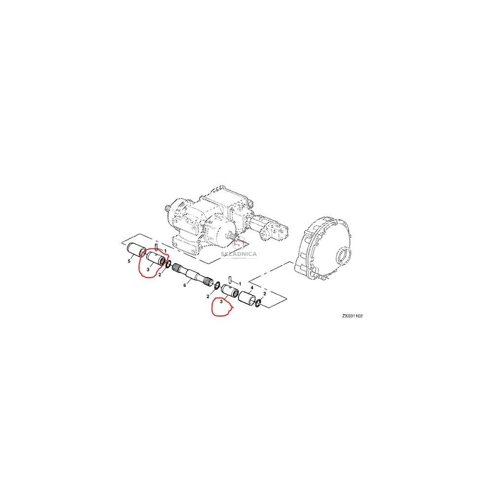 TULEJA ŁĄCZĄCA Z-18  1 3/8"  L-102 [SJK00009]