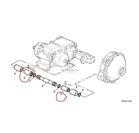TULEJA ŁĄCZĄCA Z-18  1 3/8"  L-102 [SJK00009]